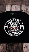 I choose violence kitty cat t-shirt tee pinky star