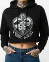 True Love Cropped Pullover Hoodie