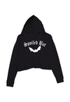 Spoiled Bat Cropped Pullover Hoodie