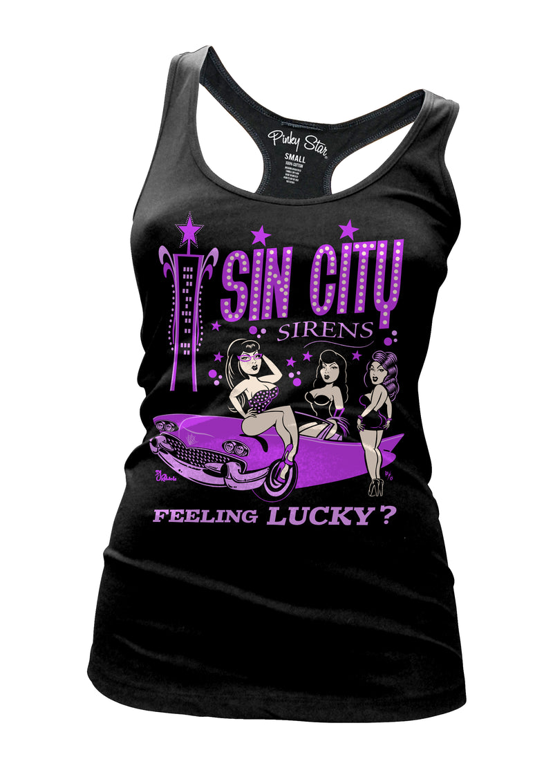 sin city sirens tank top by pinky star
