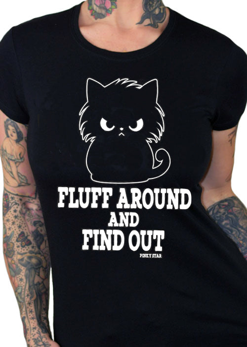 fluff around and find out tee by pinky star