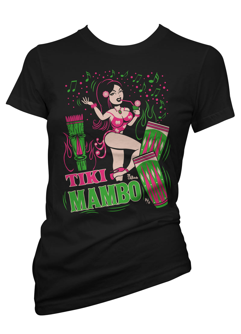 tiki mambo tee by pinky star