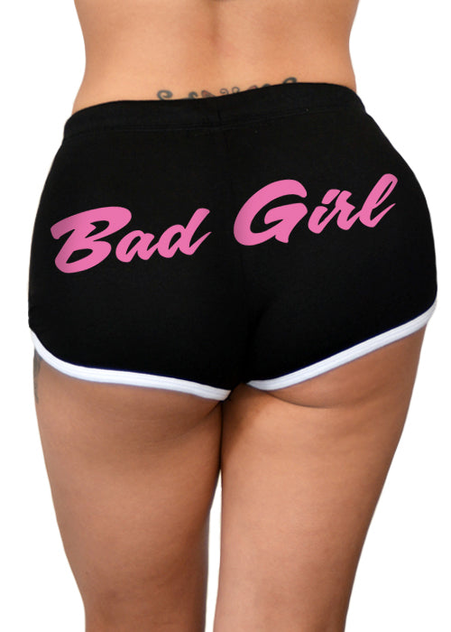 bad girl dolphin jogging shorts by pinky star