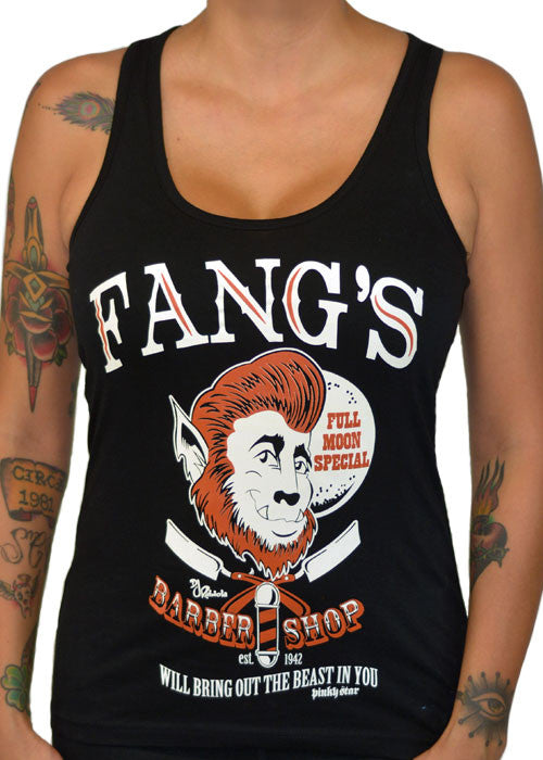 Fang's Barbershop Tank Top