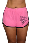 Heart Web Pink Shorts