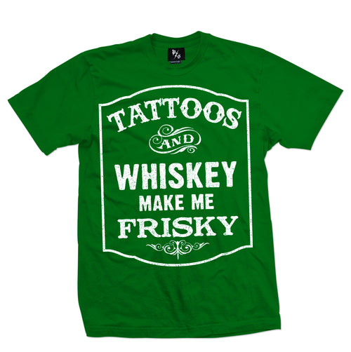 tattoos and whiskey make me frisky - pinky star