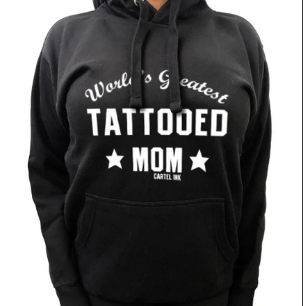 World's Greatest Tattooed Mom Pullover Hoodie