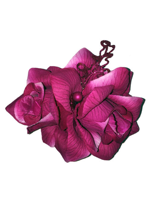 Le Fleur Duet - Fuschia Hairclip